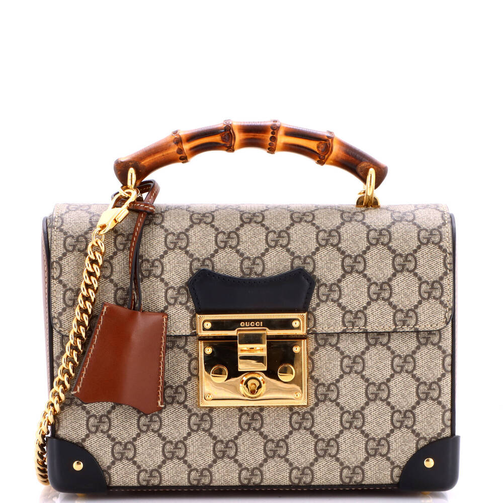 Gucci Small Padlock Bamboo Shoulder Bag